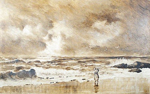 Seascape with Figure, 1849, 