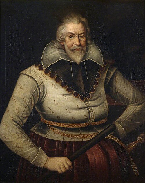 Sir Peter Legh IX (1563-1636), aged 68, 1631, 