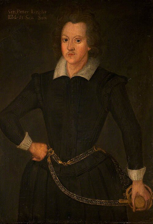 Piers Legh X (1587/8-1624), 1605, 
