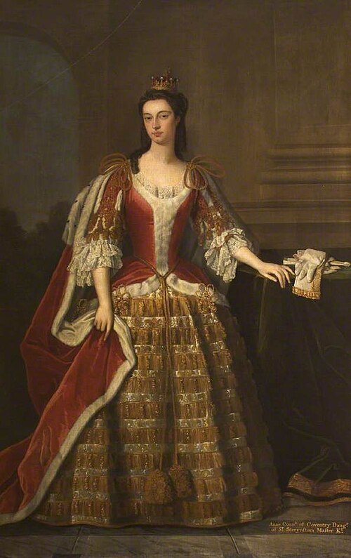 Anne Master, Countess of Coventry (1690-1788), 1715, 