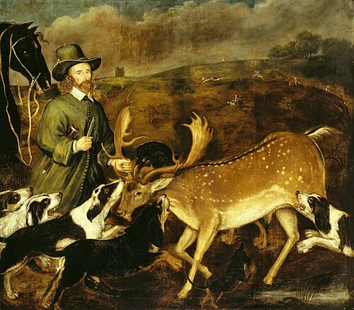 Keeper Bullock gralloching a Buck, 1649, 