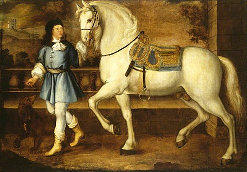 A Grey Stallion and Attendant, 1666, 