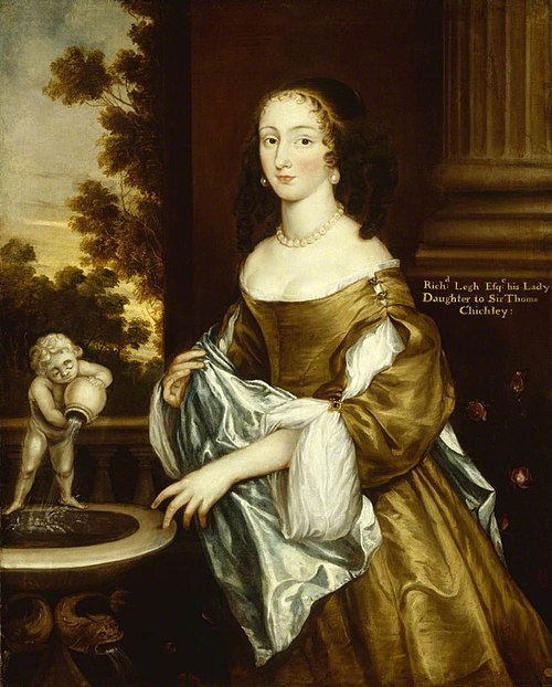 Elizabeth Chicheley, Mrs Richard Legh (1643-1728), 1662, 