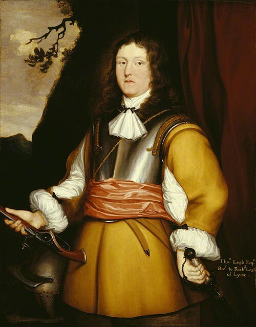 Thomas Legh (1636-1697), 1662, 