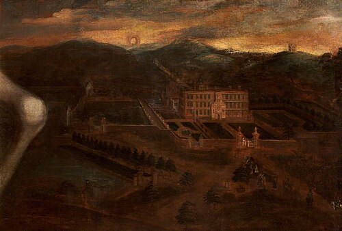 A Bird's Eye View of Lyme (fragment), 1695, 