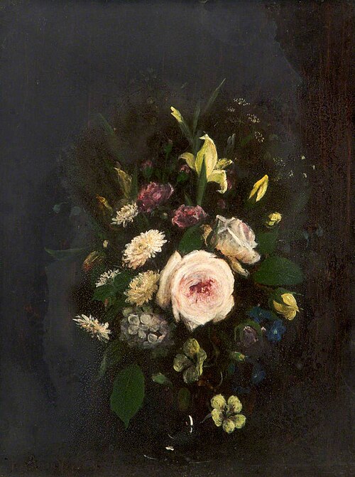 Still life of Flowers, 1849, 