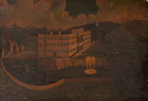 View of the South Front of Lyme Hall, 1649, 
