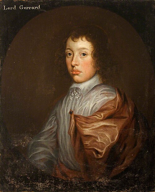 Lord Gerard, probably Charles Gerard, 4th Baron Gerard of Gerard's Bromley (1634/5 - 1667), 1650, 