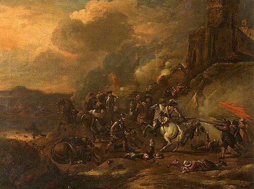 A Cavalry Battle Scene, 1649, 