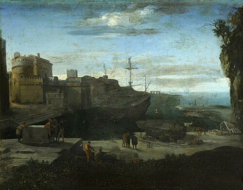 A Sea Port in Moonlight, 1749, 