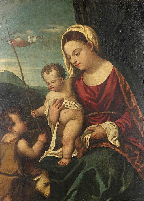 Madonna and Child with the Infant Saint John, 1564, 