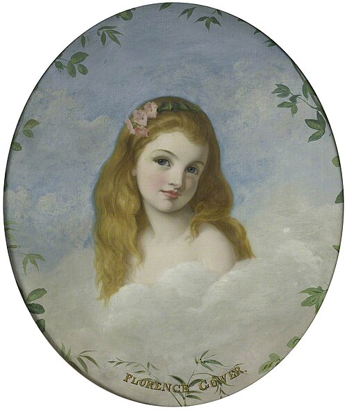 Lady Florence Sutherland-Leveson-Gower, Lady Florence Chaplin (d.1881) as a Child, 1862, 