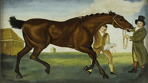 Small Copy of 'Hambletonian, rubbing down', 1800, 