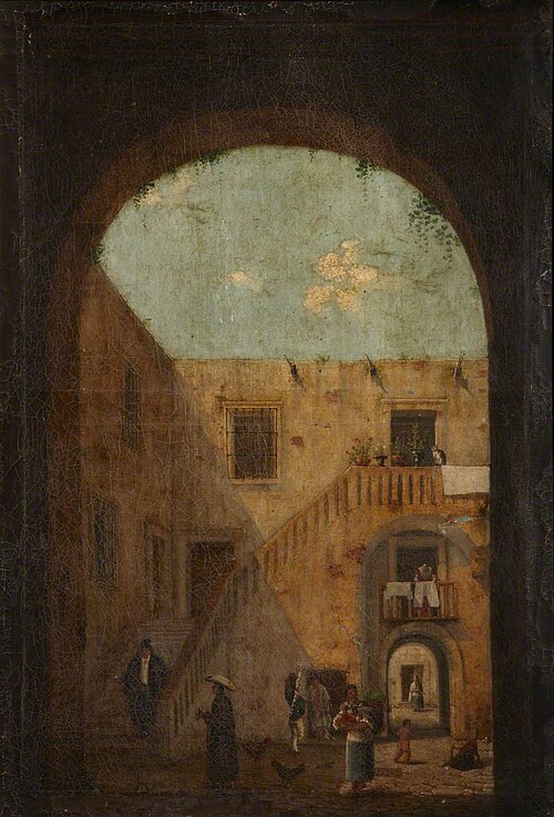 Courtyard Scene, 1800, 