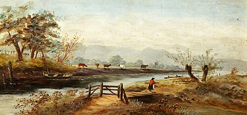 River Landscape, 1849, 