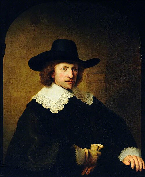 Nicholaes van Bambeeck (1596 - 1661), aged 44, 1641, 