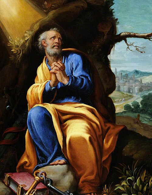 The Penitent Saint Peter in a Landscape, 1564, 