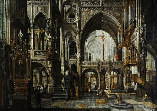 Interior of the Church of Saint Peter at Louvain, 1649, 