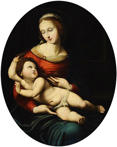 Madonna and Child (The Bridgewater Madonna) (after Raphael), 1649, 