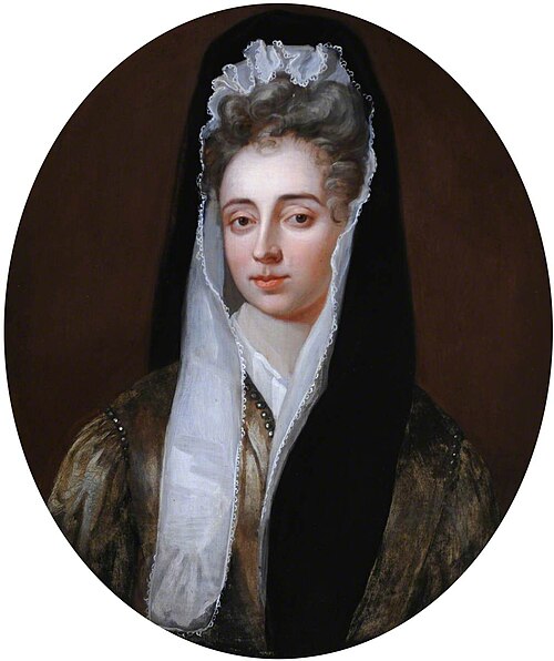 An Unknown Lady with a White Headscarf, 1690, 