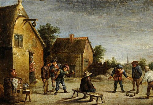 A Game of Bowls, 1650, 