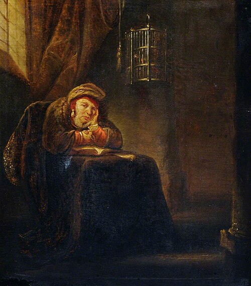 A Scholar seated at a Table, 1749, 