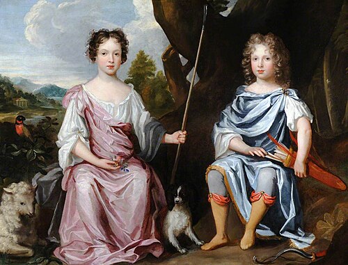 Edward Graham, later 2nd Viscount Preston (c.1679/81-1710) and his Sister Catherine, later Lady Widd, 1685, 