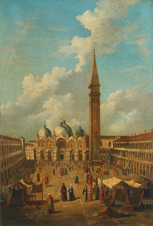 Piazza San Marco, Venice, 1849, 