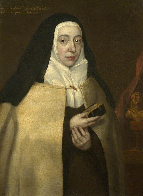 Anne Bedingfeld (1651/2-1701) as a Carmelite Nun, 1687, 