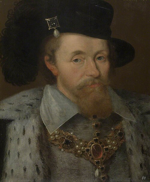 King James I (James VI of Scotland)(1566–1625), 1596, 