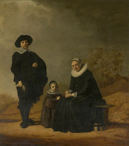 Dutch Family in a Landscape, 1637, 