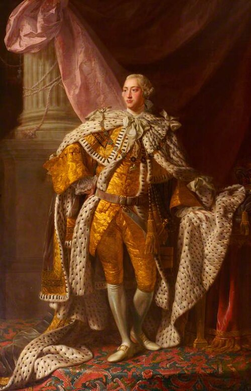 King George III (1738–1820), 1762, 