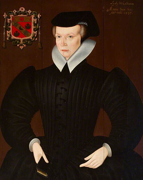 Dorothy Petre, Lady Wadham (1534-1618), 1595, 