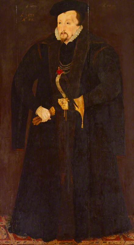 An Unknown Man with a Hawk, 1571, 