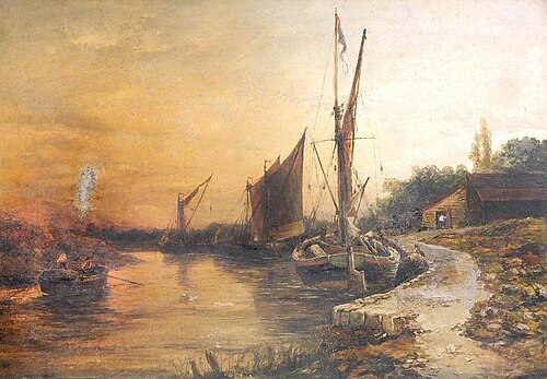Near Ditton on the Medway, 1849, 