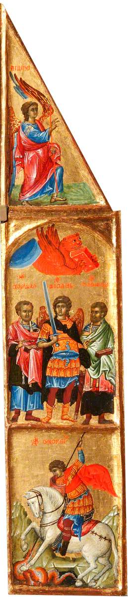 The Virgin and Child Enthroned with Saints, 1333, 