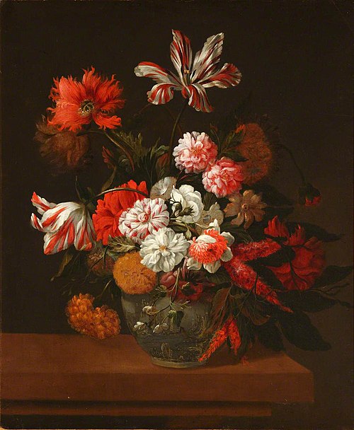 Flowers in a China Vase, 1667, 