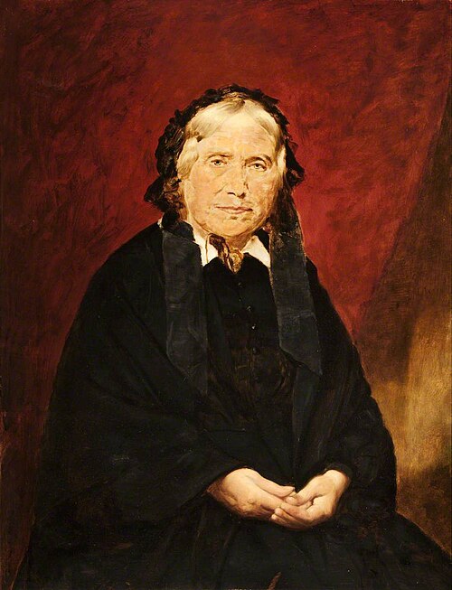 An Unknown Old Lady in Black, 1884, 
