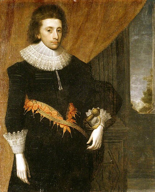 Sir Percy Herbert, 2nd Baron Powis (c.1598-1667), 1614, 