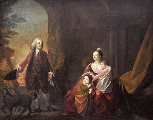 1st Earl of Powis with his Family, 1760, 