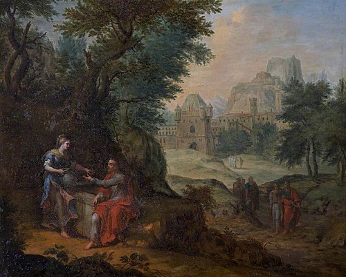 Landscape with Christ and the Woman of Samaria, 1649, 