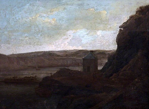 The Flying Bridge Ferry at Laira, 1820, 