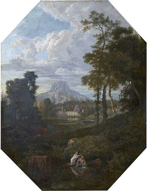 Landscape with Nymph and River God, 1715, 