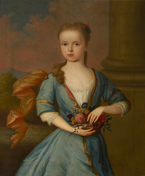 Frances Hussey, later Mrs George Weller Poley (d.1796) as a Child, 1732, 