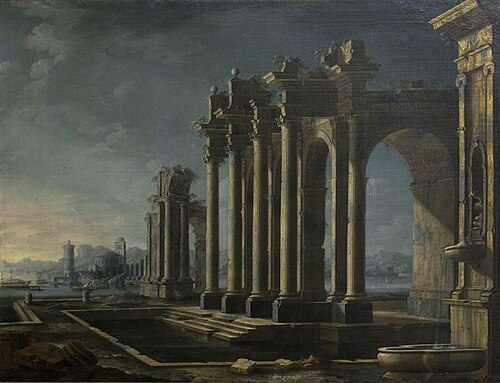 Architectural Ruins on the Coast, 1714, 