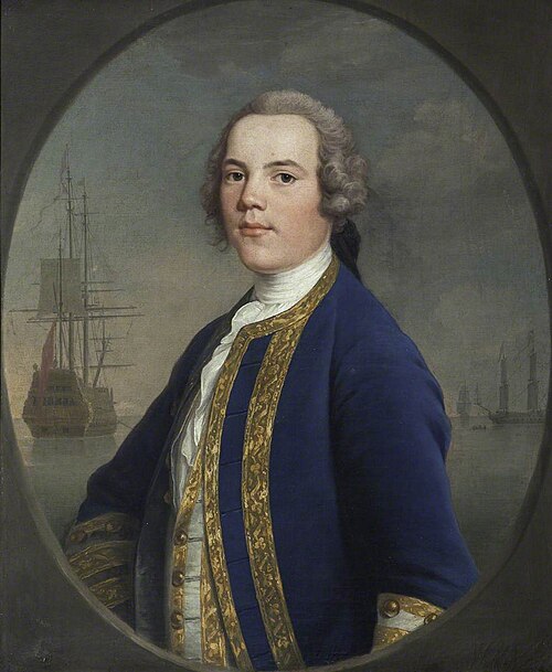 A Naval Officer, possibly Thomas Adams (d.1748), 1748, 