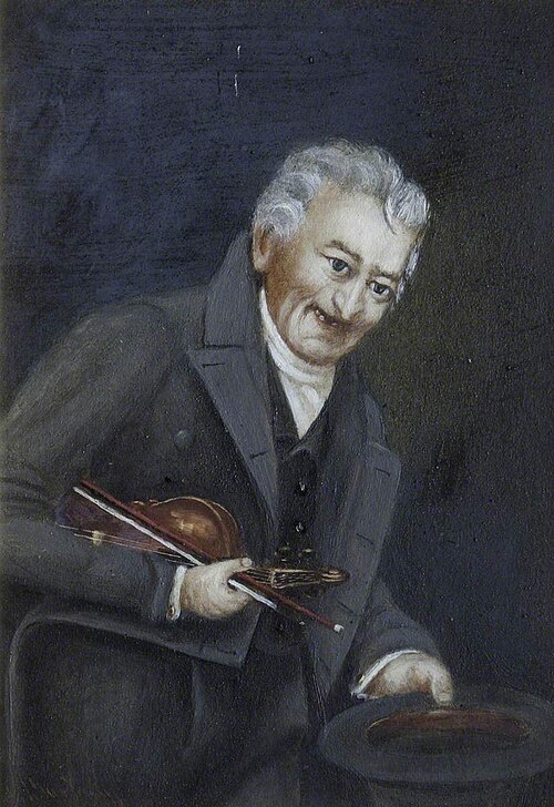 A Toothless Violinist, 1849, 