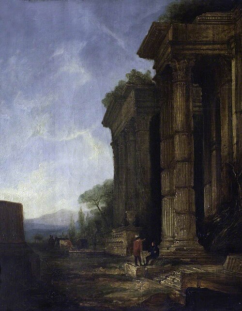 Classical Ruins with Figures, 1649, 