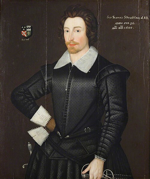 Sir Thomas Strickland (1564-1612), aged 36, 1600, 