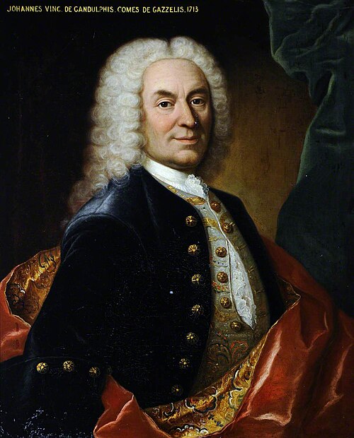 Giovanni Vincenzo (John Vincent) Gandolfi, 3rd Count Gazelli and Chiosanica (d.1715), 1713, 